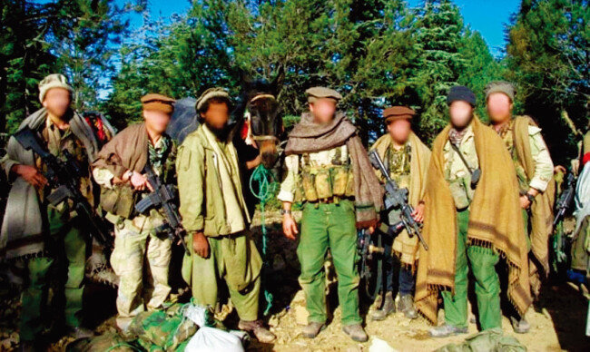 미국 중앙정보국(CIA)의 특수공작단(SOG) 대원들이 아프가니스탄에서 활동하는 모습. [위키피디아]