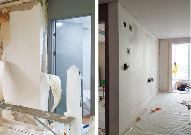 도배 및 장판 공사. [사진 제공 · 남경엽]