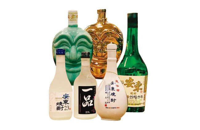 현재 생산되고 있는 다양한 안동소주. [사진 제공·팟캐스트 말술남녀]