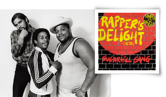 슈거 힐 갱(왼쪽)과 ‘래퍼스 딜라이트’ 앨범 재킷. [corbis] 