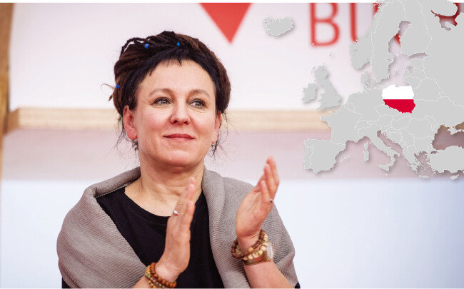 2018년도 노벨문학상을 수상한 폴란드 작가 올가 토카르추크. [gettyimages]