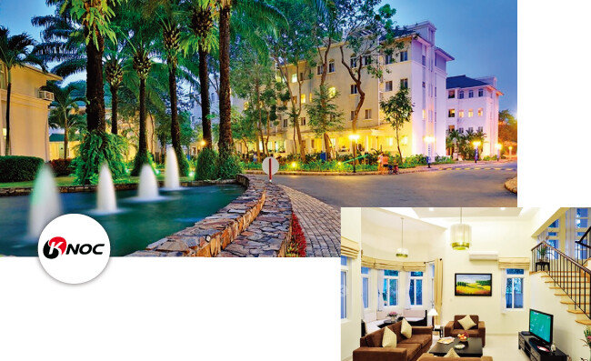 베트남 호찌민 푸미흥 지역에 위치한 고급 숙박 및 주거시설 ‘워터프런트 레지던스’(위아래). [thewaterfront.vn]