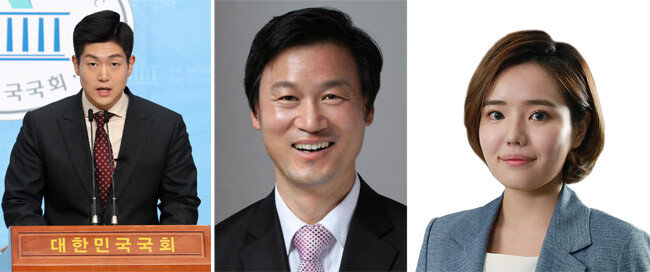 재산을 0원으로 신고한 4·15 총선 후보들. 왼쪽부터 김재섭 미래통합당 도봉갑 후보, 노창동 민생당 부산 금정구 후보, 박은수 더불어시민당 비례대표 후보. [뉴스1 및 본인 제공
]