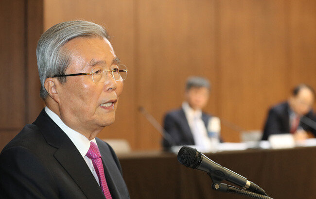 미래통합당 비상대책위원장으로 거론되는 김종인 전 총괄선거대책위원장. [뉴시스]
