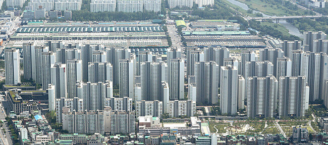 서울 잠실 아파트단지. [사진=뉴시스}