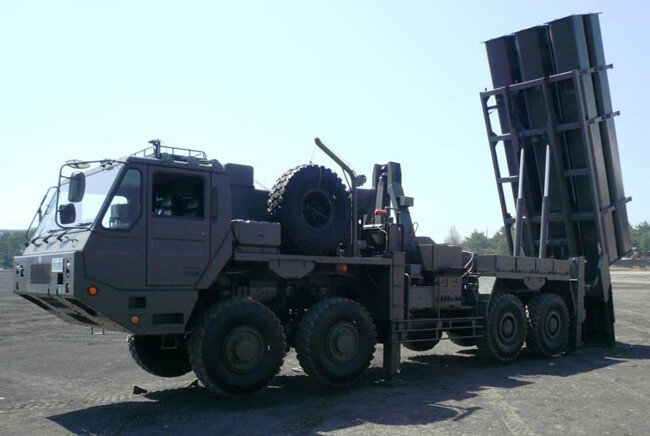 일본 자위대가 보유한 지대함 12식 미사일. [JGSDF]