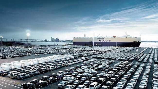 7월 현대글로비스는 5000억 규모의 유럽 완성차 수출 운송 계약을 따냈다.  [사진출처·현대글로비스 홈페이지]