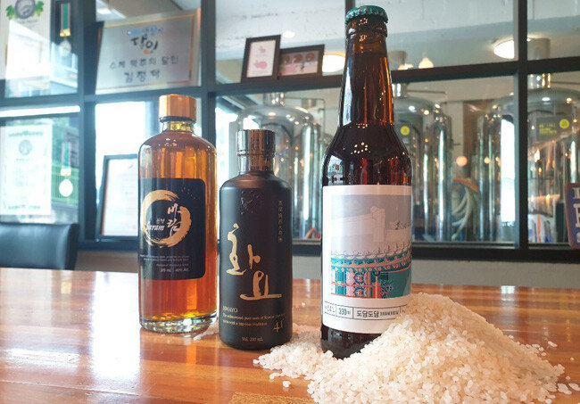 바네하임에서 제조하는 익산의 쌀을 넣은 도담도담 맥주.