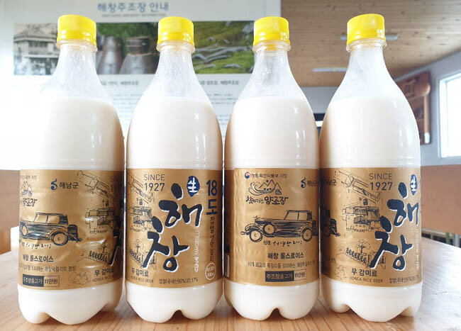 해창 롤스로이스 막걸리. 재료와 숙성기간, 도수에서 기존 막걸리들과 차별화를 했다. [해창 제공]