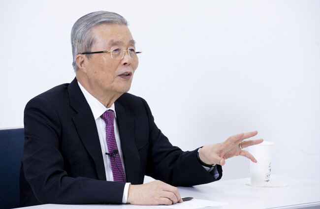 김종인 국민의힘 비상대책위원장.