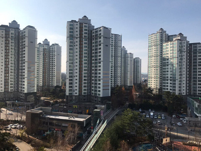 일산 덕이동 하이파크시티 전경.