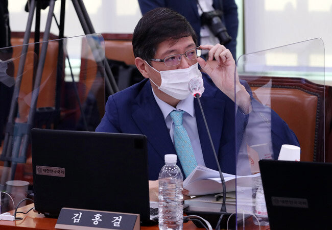 이른바 ‘대북전단금지법’으로 불리는 남북관계 발전에 관한 발전에 관한 법률 일부 개정안을 발의한 김홍걸 무소속 의원. [동아db]
