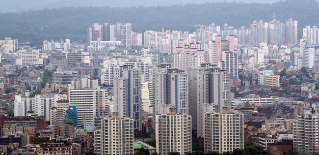 서울 시내 아파트 전경. [뉴스1]
