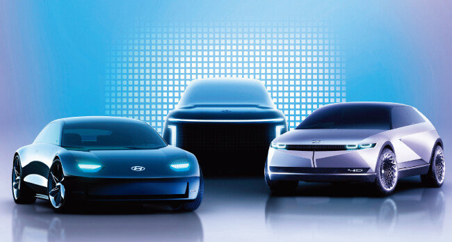 현대자동차의 전기차 아이오닉 시리즈 콘셉트카. [사진 제공 · 현대자동차]