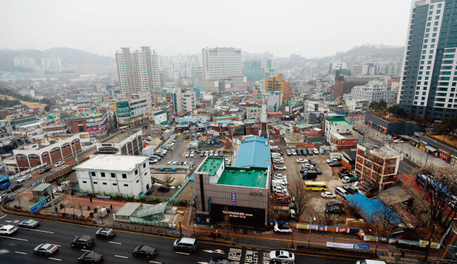 공공개발 후보지로 선정됐지만 최근 포기 의사를 밝힌 서울 동작구 흑석2구역. [뉴스1]