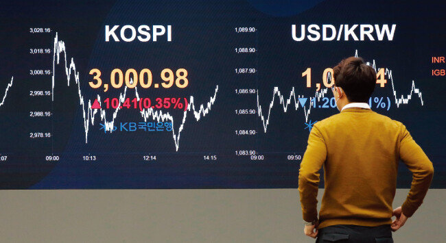 1월 6일 코스피가 사상 처음으로 3000을 돌파했다. [동아DB]
