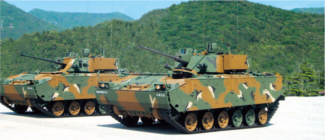 한국산 K21-105 경전차. [사진 제공 · 한화디펜스]