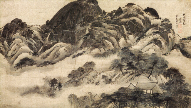 겸재 정선, ‘정선필 인왕제색도’, 국보 제216호. [사진 제공 · 삼성]