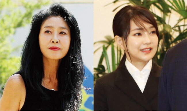 배우 김부선 씨(왼쪽)와 윤석열 전 검찰총장 아내 김건희 씨. [뉴스1, 동아DB]