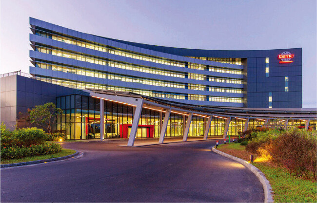 대만 TSMC 5나노미터 생산 공장 모습. [TSMC]