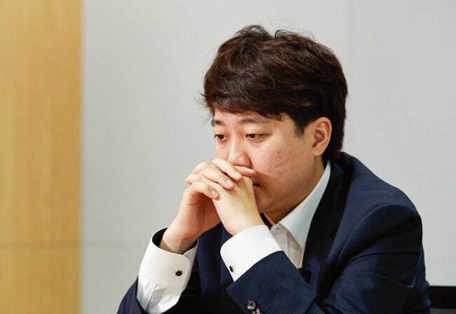 국민의힘 이준석 대표. [홍중식 기자]