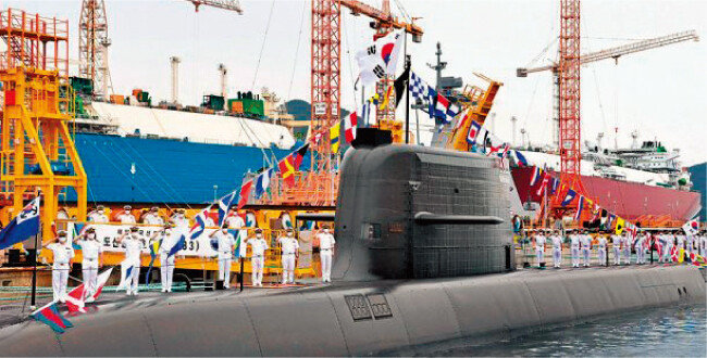 대우조선해양(DSME) 도산 안창호급 잠수함. [사진 제공 · 대우조선해양]
