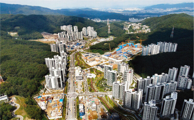 경기 성남시 대장동 개발사업 현장. [동아DB]