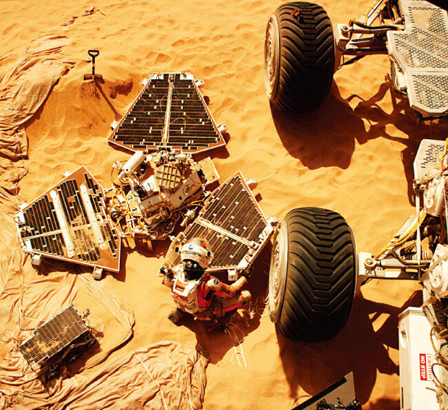 1997년 패스파인더와 탐사선 소저너가 성공적으로 화성에 안착했다.[사진 제공 · 20세기 스튜디오]