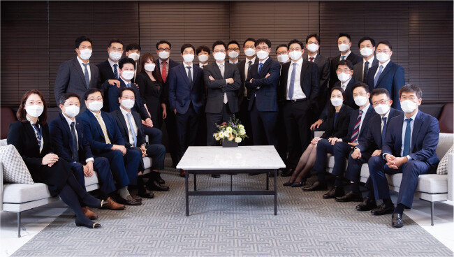 김앤장 법률사무소 ‘중대재해 대응그룹’ 소속 변호사들. [지호영 기자]