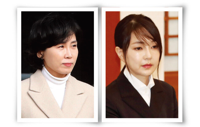더불어민주당 이재명 대선후보의 아내 김혜경 씨(왼쪽)와 국민의힘 윤석열 대선후보의 아내 김건희 씨. [동아DB]