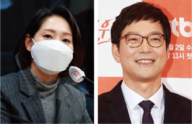 더불어민주당 공동상임선대위원장으로 영입됐던 조동연 서경대
교수(왼쪽)와 국민의힘 공동선대위원장으로 내정됐던 피부과 의사
함익병 씨. [뉴스1]