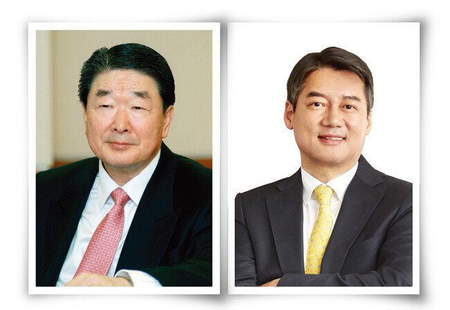 구본준 LX홀딩스 회장(왼쪽). 윤춘성 LX인터내셔널 대표. [사진 제공 · LX홀딩스, 사진 제공 · LX인터내셔널]