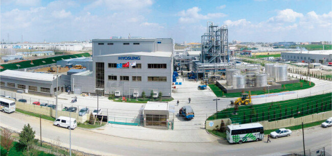 효성티앤씨 터키 스판덱스 공장 전경. [사진 제공 · 효성티앤씨]