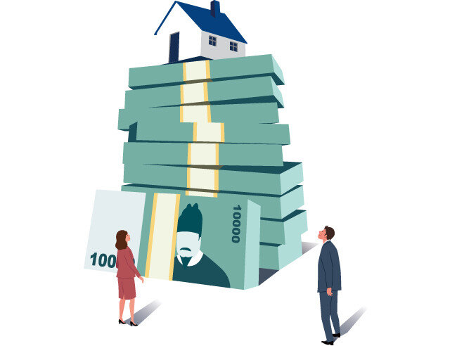 고가의 상가 겸용 주택은 양도할 때 주택 부분만 비과세가 적용된다.[GettyImages]