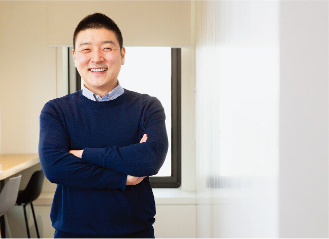 비대면 진료 및 약 배달 애플리케이션 ‘바로필’의 김재훈 대표. [지호영 기자]