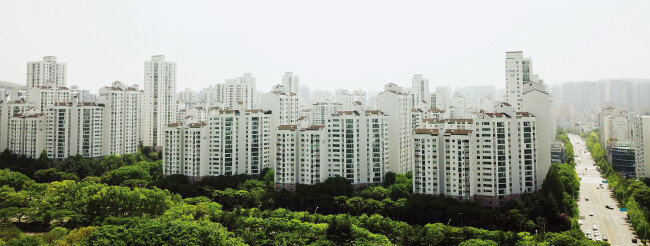 경기 성남시 분당신도시 아파트 단지.[지호영 기자]