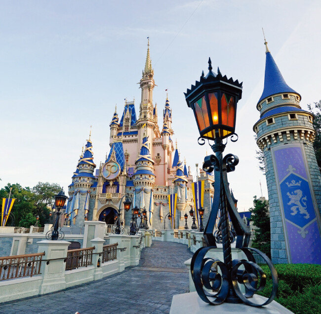 미국 올랜도 디즈니월드의 신데렐라성. [뉴시스]