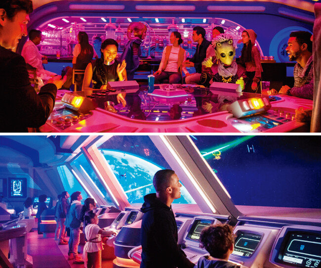 3월 올랜도 디즈니월드에 문을 연 호텔 ‘스타워즈: 갤럭틱 스타크루저’. [사진 제공 · 월트디즈니컴퍼니]