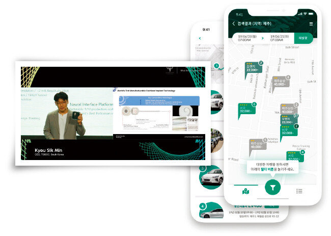 지난해 세계 스타트업 창업가 대회(EWC) 대상을 받은 ㈜토닥(왼쪽)과 상반기 아기유니콘 최종 평가에서 1위를 한 ㈜네이처모빌리티. [사진 제공 · ㈜토닥, 사진 제공 · ㈜네이처모빌리티]