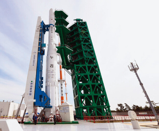 한국형 발사체 누리호. [사진 제공 · 한국항공우주연구원]