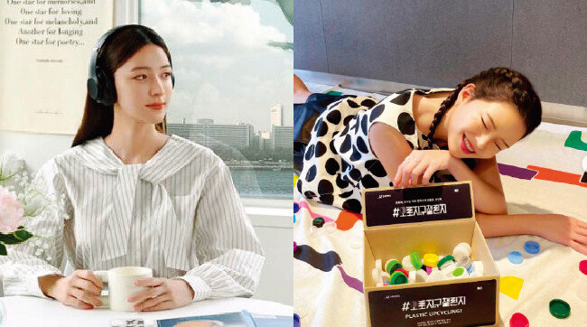 최근 드라마에 캐스팅된 가상인간 루시(왼쪽)와 인스타그램 팔로어 14만 명을 거느린 가상인간 로지. [루시 인스타그램, 로지 인스타그램]