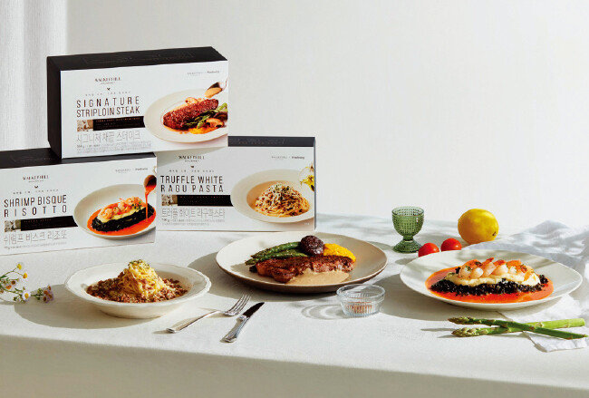 인기를 모으고 있는 ‘워커힐 고메 프리미엄 밀키트’ 3종. [사진 제공 · 워커힐호텔앤리조트]