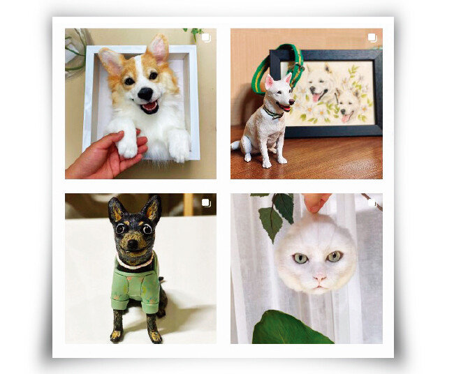 인스타그램에서 ‘반려동물 피겨’를 검색한 모습. [인스타그램 캡처]