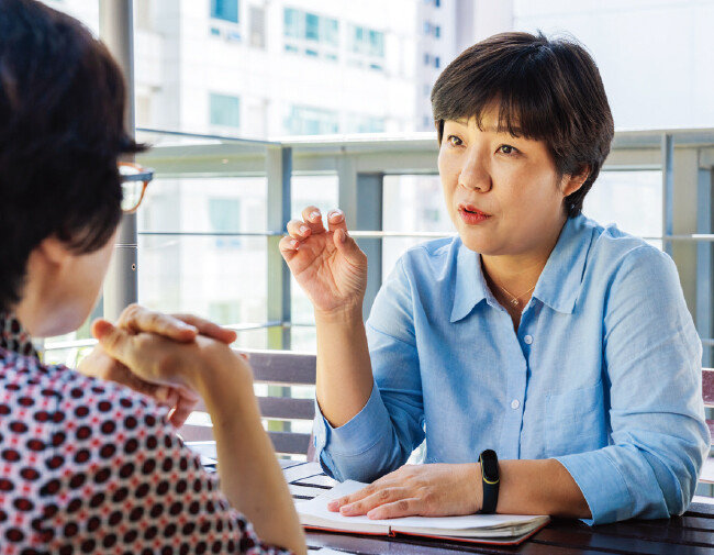 부동산 하락기에는 소액으로도 내 집 마련이 가능하다는 이현정 대표. [홍태식]