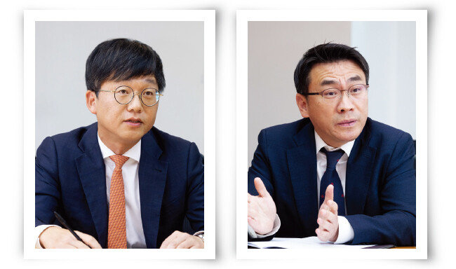 최승훈 변호사(왼쪽). 강현구 변호사. [지호영 기자]