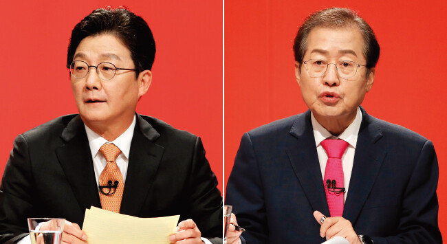 국민의힘 유승민 전 의원(왼쪽). 홍준표 대구시장. [동아DB]