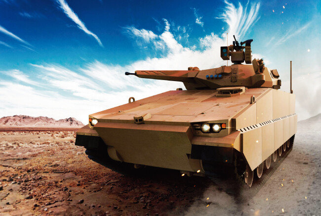 한화디펜스가 호주 수출용으로 개발한 보병전투장갑차 AS21.[사진 제공 · 한화디펜스]