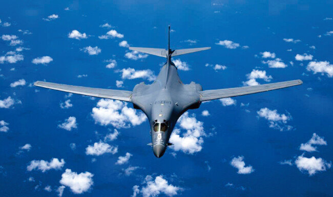 미 공군의 현용 폭격기 B-1B. [뉴시스]