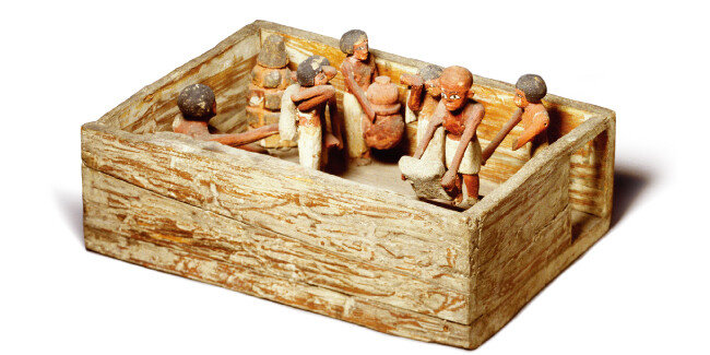 양조장 모형 | 중왕국시대(기원전 1980~1760년 무렵), 이집트, 나무. [사진 제공 · ENA파트너스]