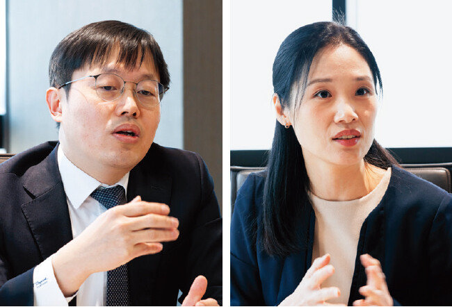 서재훈 회계사(왼쪽). 이수진 박사(외국회계사). [홍태식]